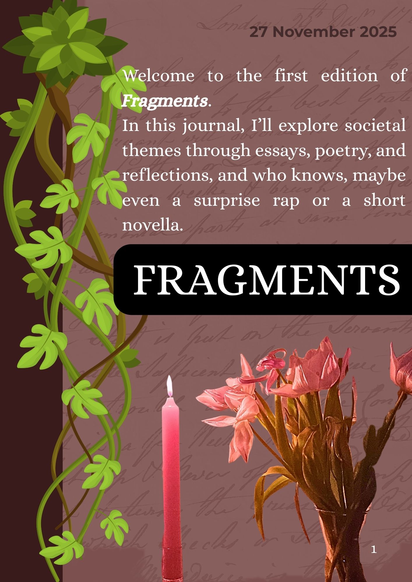 Announcement: Sell of Fragments n°1